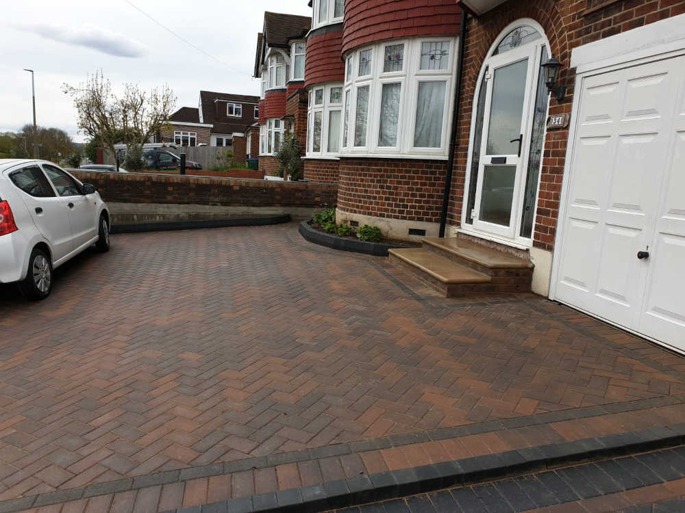 MJS Pave Paving And Landscaping Projects Sloped Driveway